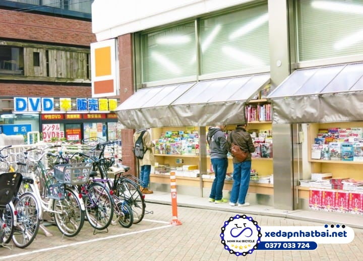 Tại Nhật, xe đạp phải đỗ đúng nơi qui định