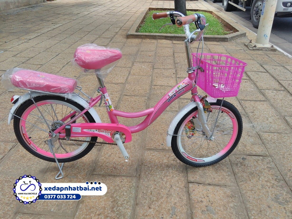 Xe đạp cho học sinh nữ cấp 2 màu hồng giá: 1.850.000 VND