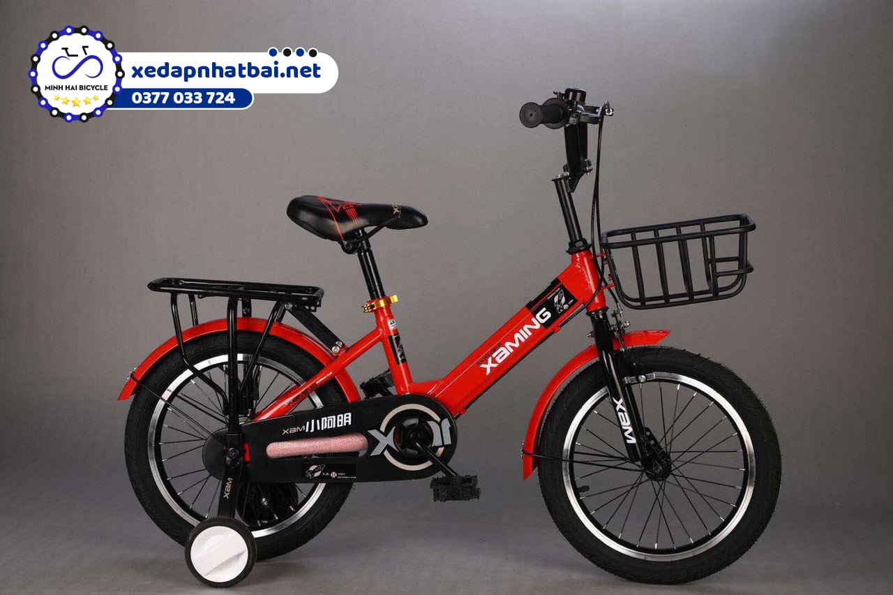Dòng xe đạp Xaming màu đỏ, mang phong cách nổi bật và ấn tượng