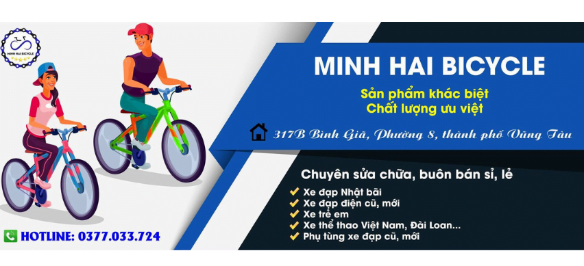 Minh Hải tự hào là địa điểm bán xe đạp thể thao, xe đạp gấp Nhật Bản đáng tin cậy của người tiêu dùng
