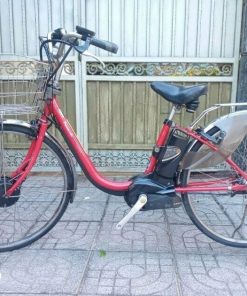 xe đạp trợ lực Panasonic màu đỏ chất lượng tốt, giá rẻ tại Minh Hải Vũng Tàu