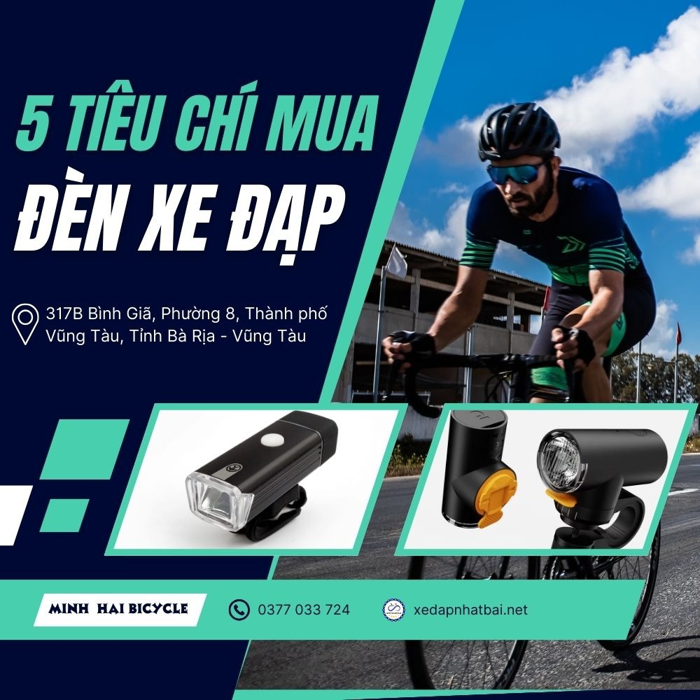 5 Tiêu Chí Chọn Mua Đèn Xe Đạp Thể Thao